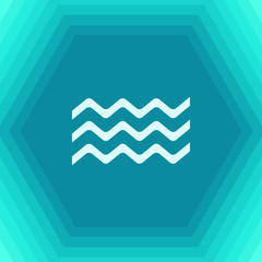 Vector waves icon