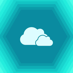 Vector clouds icon