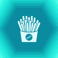 Vector fries icon