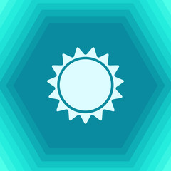 Vector sun icon