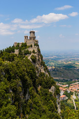 Fototapeta na wymiar Castle of San Marino