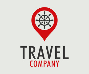 Travel, tourism, holidays and pleasure logo vector design eps 10