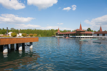 Lake Heviz, the wolrd 2nd largest natural warm water lake in Hungary