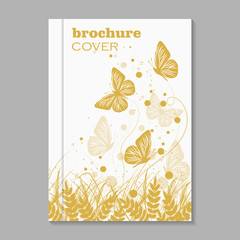 Natural brochure cover design