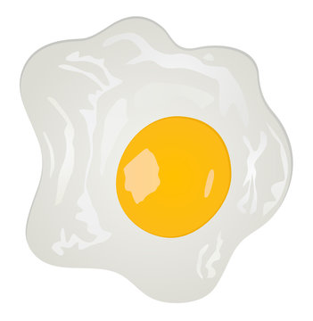 Fried eggs vector illustration eps 10