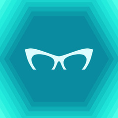 glasses vector icon