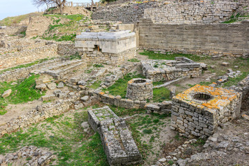 Holy Place of the Ruins in Troy Turkey