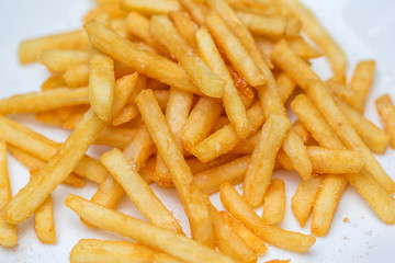 French fries close up