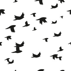 Birds seamless pattern design