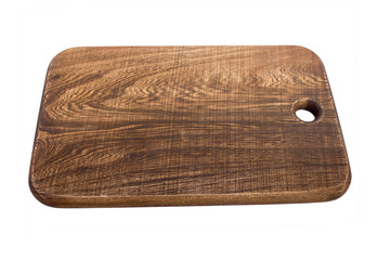 wooden cutting board isolated