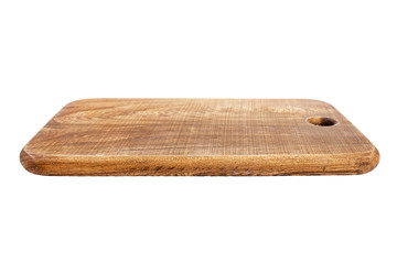 wooden cutting board isolated