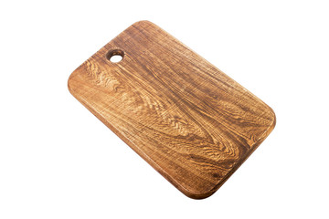 wooden cutting board isolated