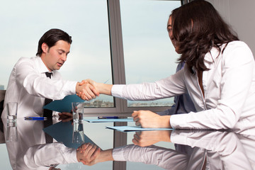 Obraz premium Auswahlverfahren in Firma