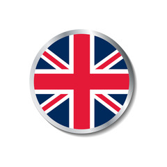 united kingdom flag badge