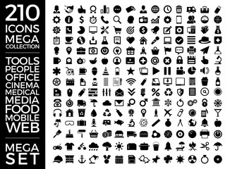 Set Of Icons, Quality Universal Pack, Big Icon Collection Vector Design Eps 10