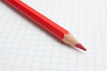 red pencils