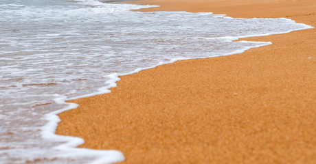 Sand background with wave.