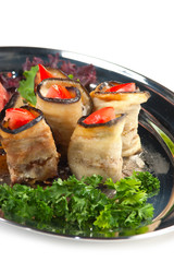 Vegetable salad on a plate