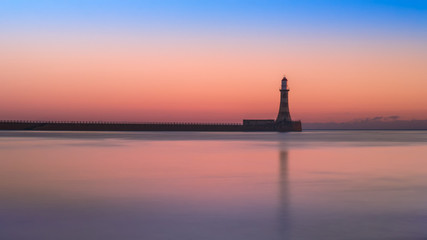 Roker Lighthouse at Sunrise