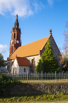 Paul-Gerhardt-Kirche Ragow, Brandenburg, Deutschland