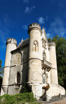 The Castle of the White Queen, Coye forest, Picardy, France.