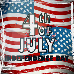 Obraz premium fourth of july. Happy independence day