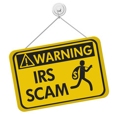 IRS scam warning sign