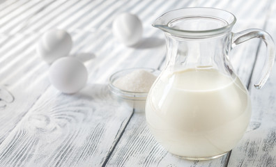 Ingredients for custard