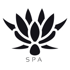 Isolated spa logo