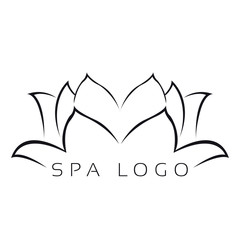 Isolated spa logo