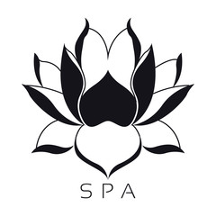 Isolated spa logo