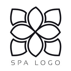 Isolated spa logo