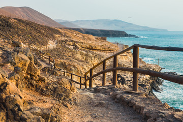 caves near Ajuy village on Fuerteventura, Canary Island, Spain - 158542194