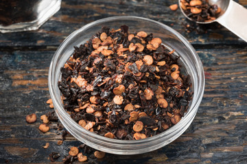Chipotle Pepper Flakes in an Ingredient Bowl