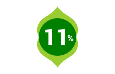 11 percent discount green ramadan kareem ied mubarak al adha al fitr sale