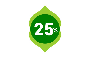 25 percent discount green ramadan kareem ied mubarak al adha al fitr sale