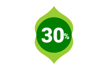 30 percent discount green ramadan kareem ied mubarak al adha al fitr sale