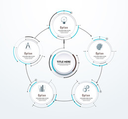 Infographic diagram template design simple design. include icon design. vector illustration.