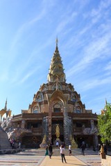 pagoda in phasornkaew temple of Thailand