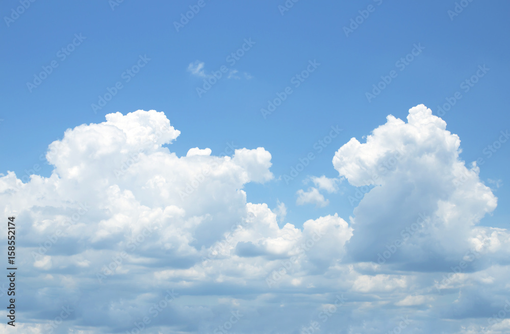 Wall mural blue sky