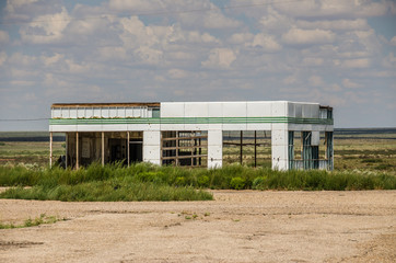 Obraz premium Skeletal Service Station