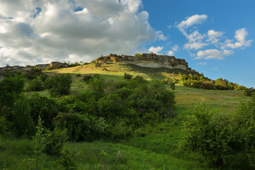 Fototapeta na wymiar Cave City in Bakhchysarai Raion, Crimea