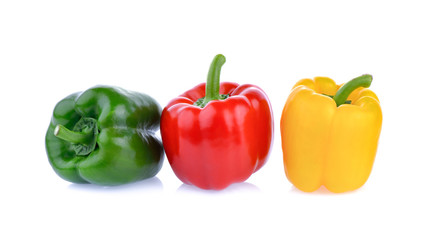 sweet pepper on white background