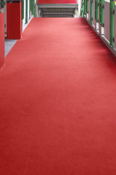 Outdoor red carpet 