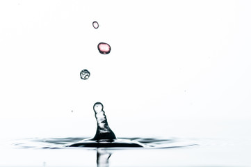 Photo of water splashes and ripples background