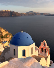 The Anastasis Church in the Evening, Oia, Santorini, Greece