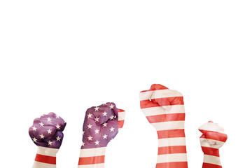 Fototapeta premium Celebrating the 4th of July, Independence Day 
