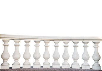 stone railings, isolated