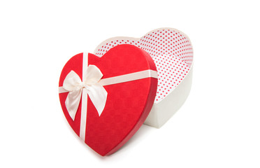 Gift box heart