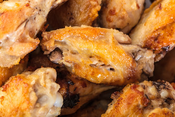 texture of fried chicken wings